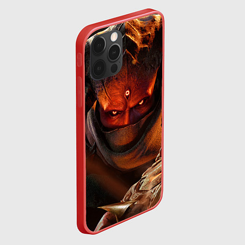 Чехол iPhone 12 Pro Max Metal Hellsinger арт / 3D-Красный – фото 2