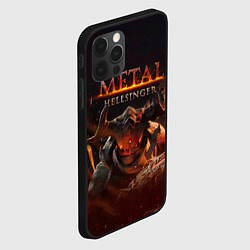 Чехол для iPhone 12 Pro Max Полудемон Metal Hellsinger, цвет: 3D-черный — фото 2