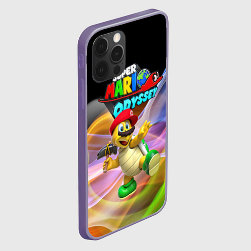 Чехол iPhone 12 Pro Max Super Mario Odyssey - Hero turtle Koopa Troopa / 3D-Серый – фото 2