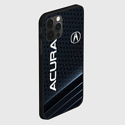 Чехол для iPhone 12 Pro Max Acura карбон, цвет: 3D-черный — фото 2