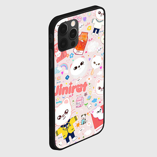 Чехол iPhone 12 Pro Max Skzoo Jinniret pattern cartoon avatar / 3D-Черный – фото 2