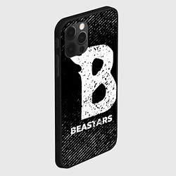 Чехол для iPhone 12 Pro Max Beastars с потертостями на темном фоне, цвет: 3D-черный — фото 2