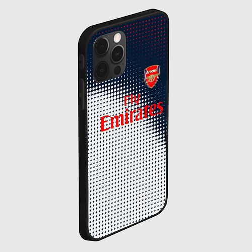 Чехол iPhone 12 Pro Max Arsenal logo абстракция / 3D-Черный – фото 2