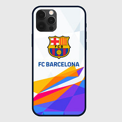 Чехол для iPhone 12 Pro Max Barcelona цветные геометрии, цвет: 3D-черный