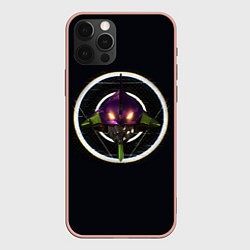 Чехол для iPhone 12 Pro Max Evangelion grunge, цвет: 3D-светло-розовый