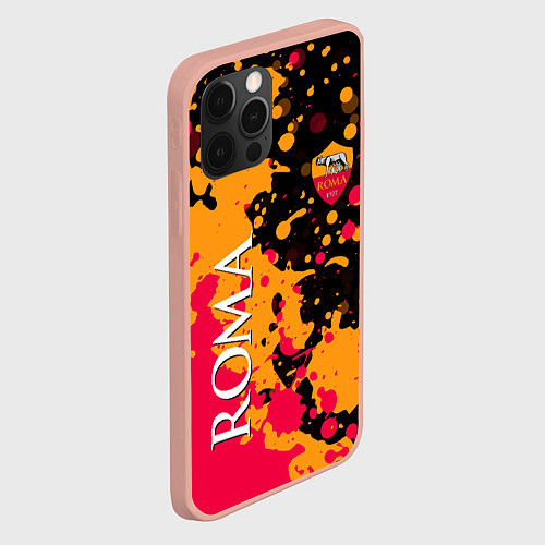 Чехол iPhone 12 Pro Max Roma Краска / 3D-Светло-розовый – фото 2
