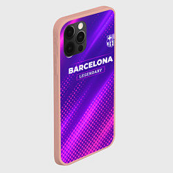 Чехол для iPhone 12 Pro Max Barcelona legendary sport grunge, цвет: 3D-светло-розовый — фото 2