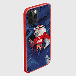 Чехол для iPhone 12 Pro Max Im fine - Halloween - Bear - Hype, цвет: 3D-красный — фото 2