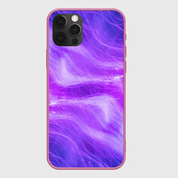 Чехол для iPhone 12 Pro Max Розовый неон, цвет: 3D-малиновый