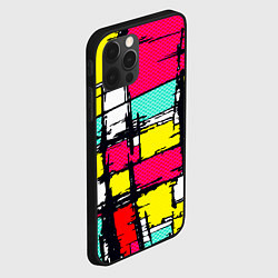 Чехол для iPhone 12 Pro Max Простое граффити, цвет: 3D-черный — фото 2