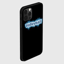 Чехол для iPhone 12 Pro Max Любителю волейбола, цвет: 3D-черный — фото 2