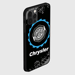 Чехол для iPhone 12 Pro Max Chrysler в стиле Top Gear со следами шин на фоне, цвет: 3D-черный — фото 2