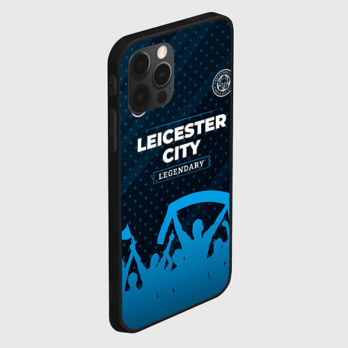 Чехол iPhone 12 Pro Max Leicester City legendary форма фанатов / 3D-Черный – фото 2