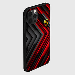 Чехол для iPhone 12 Pro Max Porsche строгий стиль, цвет: 3D-черный — фото 2