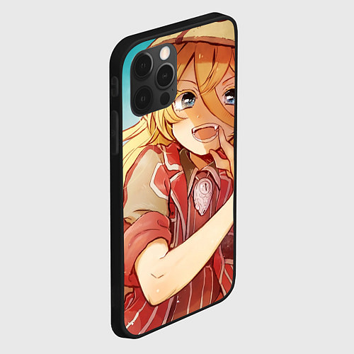 Чехол iPhone 12 Pro Max Лайза / 3D-Черный – фото 2