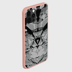 Чехол для iPhone 12 Pro Max Каменный страж, цвет: 3D-светло-розовый — фото 2