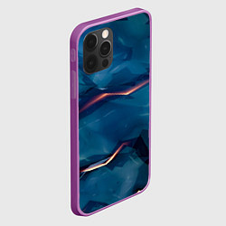 Чехол для iPhone 12 Pro Max Броня из магического синего камня, цвет: 3D-сиреневый — фото 2