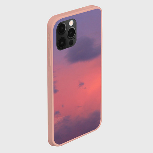 Чехол iPhone 12 Pro Max Розовая туча / 3D-Светло-розовый – фото 2