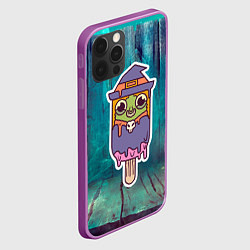 Чехол для iPhone 12 Pro Max Ведьма - мороженое, цвет: 3D-сиреневый — фото 2