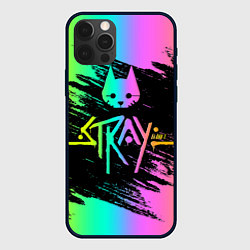 Чехол для iPhone 12 Pro Max Stray gradient, цвет: 3D-черный