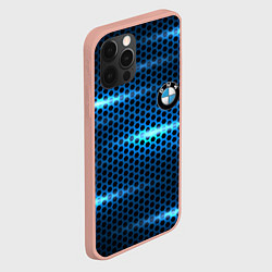 Чехол для iPhone 12 Pro Max BMW texture, цвет: 3D-светло-розовый — фото 2