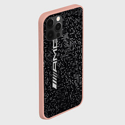 Чехол для iPhone 12 Pro Max AMG - pattern - minimalism, цвет: 3D-светло-розовый — фото 2