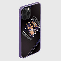 Чехол для iPhone 12 Pro Max Кандакия в ромбе, цвет: 3D-серый — фото 2