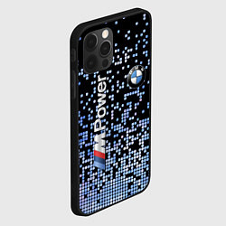 Чехол для iPhone 12 Pro Max BMW - M Power - pattern, цвет: 3D-черный — фото 2