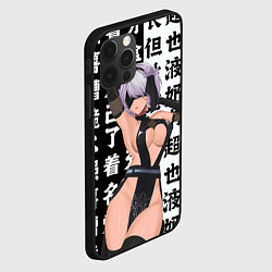 Чехол для iPhone 12 Pro Max 2b в шикарном платье - Nier automata, цвет: 3D-черный — фото 2
