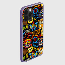 Чехол для iPhone 12 Pro Max Ужастики и монстры, цвет: 3D-серый — фото 2