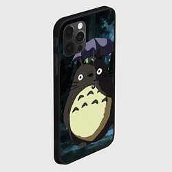 Чехол для iPhone 12 Pro Max Totoro in rain forest, цвет: 3D-черный — фото 2