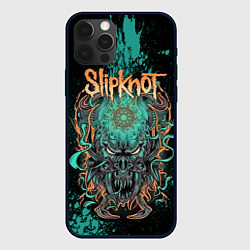 Чехол для iPhone 12 Pro Max Slipknot monster, цвет: 3D-черный