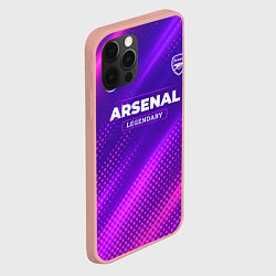 Чехол для iPhone 12 Pro Max Arsenal legendary sport grunge, цвет: 3D-светло-розовый — фото 2