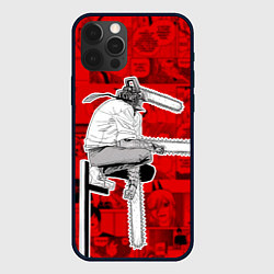 Чехол iPhone 12 Pro Max Человек- бензопила : Кадры манги
