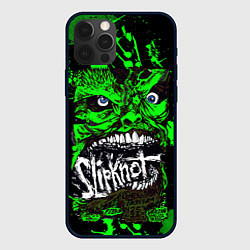 Чехол для iPhone 12 Pro Max Slipknot - green monster по, цвет: 3D-черный