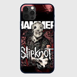 Чехол для iPhone 12 Pro Max Slipknot Hammer, цвет: 3D-черный