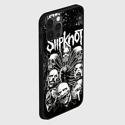 Чехол для iPhone 12 Pro Max Slipknot Black, цвет: 3D-черный — фото 2