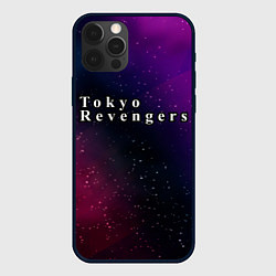 Чехол для iPhone 12 Pro Max Tokyo Revengers gradient space, цвет: 3D-черный