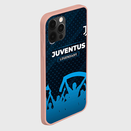 Чехол iPhone 12 Pro Max Juventus legendary форма фанатов / 3D-Светло-розовый – фото 2