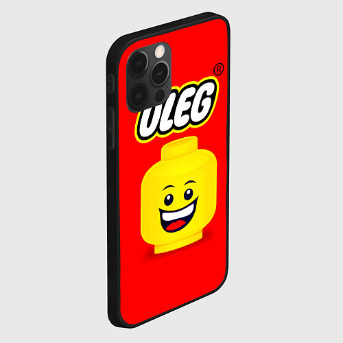 Чехол iPhone 12 Pro Max Олег Lego / 3D-Черный – фото 2