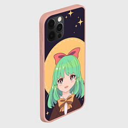 Чехол для iPhone 12 Pro Max Девочка аниме - Anime girl, цвет: 3D-светло-розовый — фото 2