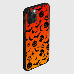 Чехол для iPhone 12 Pro Max НАСТРОЕНИЕ Halloween, цвет: 3D-черный — фото 2