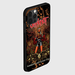 Чехол для iPhone 12 Pro Max Slipknot satan girl, цвет: 3D-черный — фото 2
