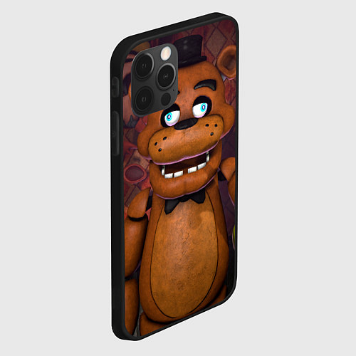 Чехол iPhone 12 Pro Max Five Nights аt Frеddys / 3D-Черный – фото 2