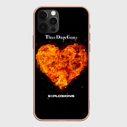 Чехол для iPhone 12 Pro Max Explosions - Three Days Grace, цвет: 3D-светло-розовый