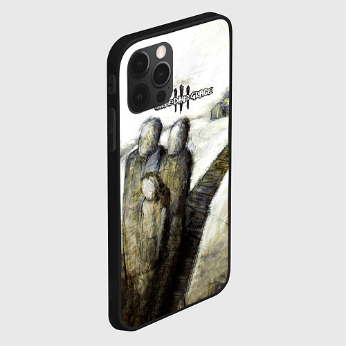 Чехол iPhone 12 Pro Max Three Days Grace дебютный альбом / 3D-Черный – фото 2
