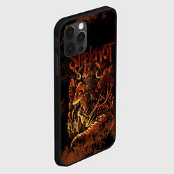 Чехол для iPhone 12 Pro Max Slipknot Dragon, цвет: 3D-черный — фото 2