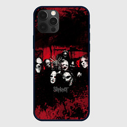 Чехол для iPhone 12 Pro Max Группа Slipknot, цвет: 3D-черный