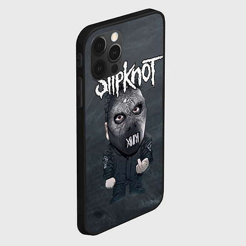 Чехол iPhone 12 Pro Max Dark Slipknot / 3D-Черный – фото 2