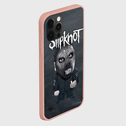 Чехол для iPhone 12 Pro Max Dark Slipknot, цвет: 3D-светло-розовый — фото 2